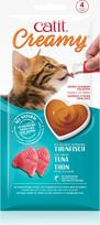 Catit Creamy - Premium Treat for Cats - Tuna, 4x10g
