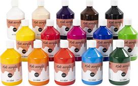 Creative Toys A-Color - Acrylic Paint - Glossy - 15 x 500ml (32000)