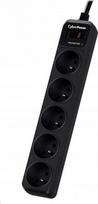 Cyberpower Tracer III B0520SC0-FR surge protector Black 5 AC outlet(s) 200 - 250 V 1.8 m