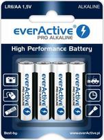 Everactive BATTERIES LR6/AA PRO AL KALINE BLISTER 4 PCS