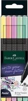 Faber-Castell - Finepen Grip 0.4 - 5x Pastel (151602)