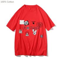 Life Is Strange Cute Cartoon Anime T-shirts Casual Manga Tshirt Men/women Soft 100% Cotton Tee-shirt Aesthetic Oversized T Shirt S