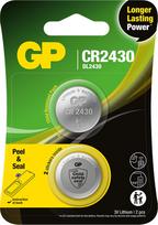 Gp Batteries GP - Lithium Cell Battery CR2430, 3V, Safety Seal, 2-pack