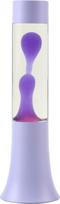 Itotal - Flared Lava Lamp - Pastel Purple - 9 × 9 × 37 cm