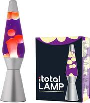 Itotal - Lava Lamp - Purple Liquid and Yellow Wax - 36 cm (1270401)