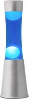 Itotal - Lava Lamp 40 cm - Silver Base, Blue Liquid and White Wax (XL1791)