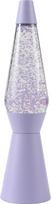 Itotal - Spaceship Glitter Lamp - Pastel Purple - 40 cm