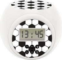 Lexibook - Projector Alarm Clock Football with Timer (RL977FO)