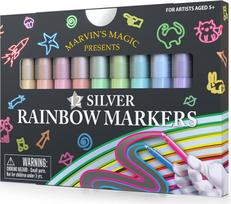 Marvin's Magic Marvins Magic - Silver Rainbow Markers - (MMART002)