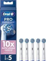 Oral B - Pro Sensitive Clean Toothbrush Heads - White - 5 Counts