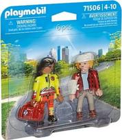 Playmobil Figures set Duo Pack 71506 Paramedic with Patient