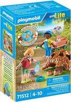 Playmobil Figures set My Life 71512 Care of the hedgehog family