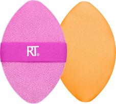 Real Techniques - Miracle 2-in1 Powder Puff Duo - Pink/Orange