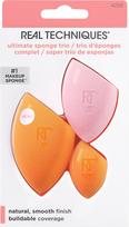 Real Techniques - Ultimate Sponge Trio Orange/Rosa