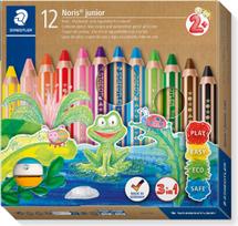 Staedtler - Noris Junior Chunky 3in1 coloured pencils, 12 pcs. (+2 years) (140 C12)