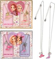 Topmodel - BFF Necklace With Boots and Hat COWGIRL - Pink, Purple