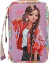 Topmodel - Triple Pencil Case with Pendant GIRL POWER - Purple