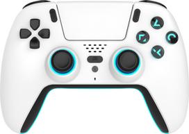 Trade Invaders - Wireless Bluetooth Controller for PS5- LED - White
