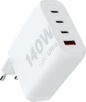 Xtorm - 140W GaN2 Ultra Home Charger 3xUSB-C/USB-A White