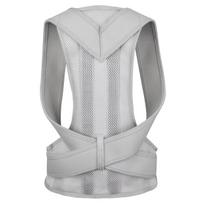 Invisible Double-Boned Posture Corrector: Anti-Hunchback Breathable Spine Support Belt S pilka spalva