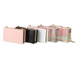 Clear Acrylic Chain Box Bag: Women's Evening Crossbody and Clutch Bag Transparent Neon Green