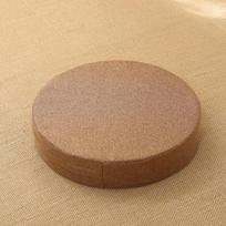 Lininė siuvinėta tatamio grindų pagalvėlė meditacijai ir zen klūpojimui - Plaunamas kilimėlis erkeriui Diameter 30cm Height 6cm (Hard Foam)