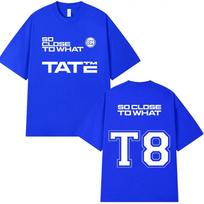 Tate McRae Cotton Crewneck T8 2025 Album T-shirt Men's and Women's Clothing Cotton short sleeve T-shirt Summer top S