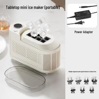 Kompaktiškas automatinis ledo gaminimo aparatas namams, biurui, bendrabučiui, stovyklavimui ar automobiliui EU, US, AU, Brazil, Japan, Korea etc. Plug Types