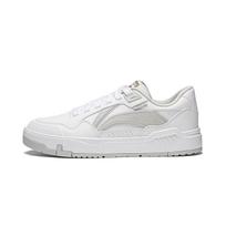 Li Ning Common 80s Fashion Comfortable Non-Slip Wear-Resistant Low-Top Skate Shoes Men Sneakers White AGCU157-2 45