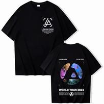 TOP Mada Oficialūs Vyriški Linkin-Park Iš Nulio Pasaulinio Turo Marškinėliai Moterims Harajuku O-Kaklo Trumpomis Rankovėmis Pop Muzikos Marškinėliai Fano Dovana M