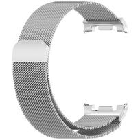Samsung Watch8 Milanietiška apyrankė: Magnetinė metalinė tinklelio apyrankė, skirta Galaxy Watch8 Classic Galaxy Watch8 sidabras