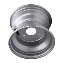 18X9.50 8 ATV Rato Ratlankis Didelio Stiprumo Aliuminio Lydinys 8 Colių Rato Ratlankio Stebulė Go Kartams Golfo Vežimėliams Sidabrinis Trys Skylės Four holes