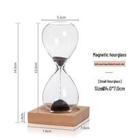 Magnetinis smėlio laikrodis - Kūrybiškas smėlio laikrodžio stalo papuošalas