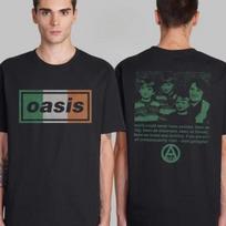 Oasis Ireland Trispalvis Logotipas Gallagher Brolių Nuotrauka Mylimas ir Nešamas Dvi Pusės Unisex Marškinėliai Ins Y2k Karštas Naujas Prekės ženklas S