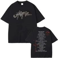 Y2K Utopia Travis TS Hip Hop Grafinis Marškinėlis Vyrams Viršutinė dalis Tee UTOPIA Streetwear Swag Gatvės Raperio Gerbėjų Klubo Marškinėlis S-5XL S