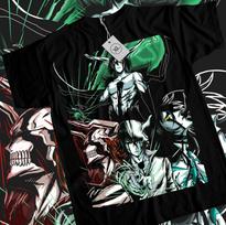 Ulquiorra Bleach T-Shirt Cifer Ichigo Kurosaki Manga Horror Anime Shirt All Size XL