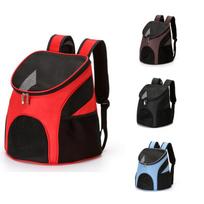 Kvėpuojantis nešiojamas augintinio kuprinė išvykoms Small (for pets under 7 lbs) raudona