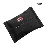 1 vnt. automobilio servetėlių dėžutės laikiklis saulės skydeliui sėdynės nugarai Automobilio priedai KIA Sportage Rio 3 Soul Optima Ceed Pro K5 K2 k6 K7 K8 Pride KIA juoda