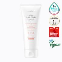 Putojantis veido prausiklis "Aqua Rice Foam Cleanser ", S.Nature, 160 ml
