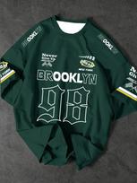 Vyriški sportiniai marškinėliai Brooklyn 23 spausdinimas trumpomis rankovėmis T-shirt vasariniai grafiniai marškinėliai marškinėliai didelio dydžio moteriški sportiniai marškinėliai viršutiniai drabužiai S