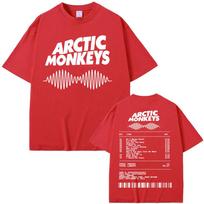 Arctic Monkeys Music Album Graphic T-shirt Men Women Vintage Hip Hop Street Style T Shirts 100_ Cotton Casual Oversized T Shirt S