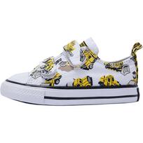 Converse Chuck Taylor All Star Patogūs Minkšti Žemi Sportbačiai Kūdikio Batai Balti Geltoni A12610C 23 white