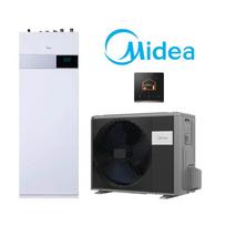 Šilumos siurblys ORAS-VANDUO MIDEA MHA-V10W/D2N8-B2 + HBT-A100/190CDS90GN8-B2 (10.00 kW) Su integruotu boileriu