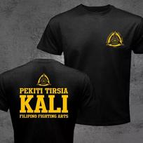 Pekiti Tirsia Kali Filipinų kovos menai Eskrima Marškinėliai Vasaros Nauja Vintažinė Mada Vyriški ir Moteriški Viršutiniai Drabužiai S