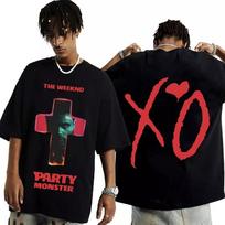The Weeknd XO After Work Until Dawn Party Monster Beautiful Woman Behind The T-shirt Summer New Fashion Men and Women T-shirt S