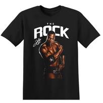 The Rock Imtynių Marškinėliai Juodi WWE Jeff Hardy Imtynių Marškinėliai Randy Orton Ray Mysterio Imtynių Marškinėliai WWE Didelio Dydžio Kasdienis Viršus S