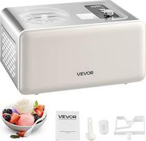VEVOR Automatinis 2 l ledų gaminimo aparatas su įmontuotu kompresoriumi (150 W) be išankstinio užšaldymo, ledų gaminimo aparatas su 3 režimais, elektrinis ledų gaminimo aparatas, skirtas namų virtuvei