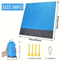 Nešiojama 8 kojų paplūdimio palapinė: Vientisas likros elastinis stogelis nuo saulės 300*300*200CM Lycra Tent Canopy