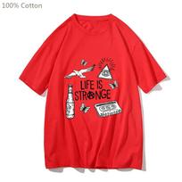 Life Is Strange Harajuku Anime Marškinėliai Mielas Manga/komiksų Marškinėlis Funko Pop 100% Medvilnės Marškinėlis Trumpomis Rankovėmis Vyriškas/moteriškas Marškinėlis S