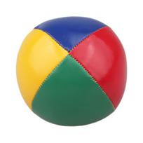 Aukštos kokybės PU odos žongliravimo kamuoliukas 5,5 cm - Sustorėjęs smėlio maišas lauko pasirodymams ir klounų numeriams 5.5cm - 60g, Single Ball raudona